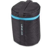 Padded Lens Case:Lens Protective Case with Zipper and Belt Loop, Black, Modern