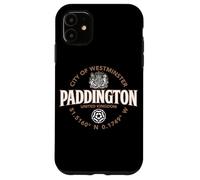 Paddington City of Westminster Coordonnates Label 2C Coque pour iPhone 11