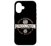 Paddington City of Westminster Coordonnates Label 2C Coque pour iPhone 16