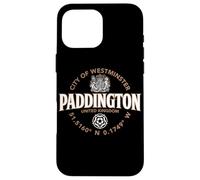 Paddington City of Westminster Coordonnates Label 2C Coque pour iPhone 16 Pro Max