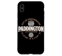 Paddington City of Westminster Coordonnates Label 2C Coque pour iPhone XS Max
