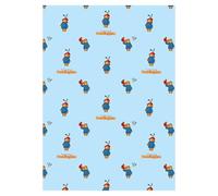 Paddington Couverture polaire - 100 x 150 cm - En polyester doux avec ours - Confortable et chaud - Ventilateurs - Lavable en machine