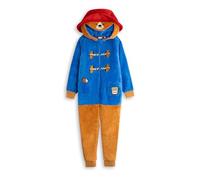 Paddington Grenouillère Polaire Unisexe Bleu pour Enfant | Tenue d'intérieur et Costume à Capuche, Manches Longues et Fermeture éclair | Tenue de Film pour se déguiser | Produits dérivés