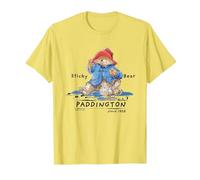 Paddington Sticky Bear Illustration Classique T-Shirt, Homme, Citron, XL