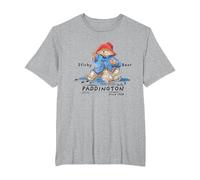Paddington Sticky Bear Illustration Classique T-Shirt, Homme Grandes Tailles, Gris Chiné, 3X Tall