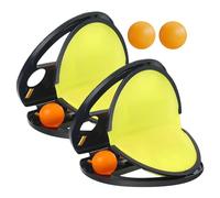 Paddle Ball Set - Jeu de jeux d'extérieur | Throw And Catch Toy, Toddler Fine Motor Builder, Educational Two Player Game, Hand-Eye Coordination Aid With Grip, Backyard Toy for Kids And Family Playtime