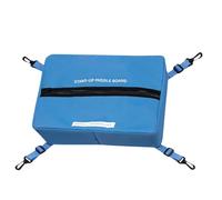 Paddle Board Cooler, 38cm Insulated Kayak Deck Bag, Zipper Closure Cooler Organizer with Large Capacity, Water Bottle Holder, Portable Handle for Travel, Picnic