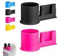 Paddle Board Cup Holder, 2-in-1 Paddle Board Kayak Cup Drink Holder, for Types of Cup Bottle for Surfboards, Outdoor Yoga, Fishing, Boat, Surfing (Mixd)