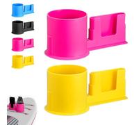 Paddle Board Cup Holder, 2-in-1 Paddle Board Kayak Cup Drink Holder, for Types of Cup Bottle for Surfboards, Outdoor Yoga, Fishing, Boat, Surfing (MixF)