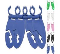 Paddle Board Holder Clips, Quick Release SUP Mount for Oars and Boat Gear, Secure Accessory Attachment for Kayaking and Water Sports (Blue - 4pcs)