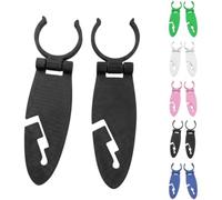 Paddle Board Holder Clips, Quick Release SUP Mount for Oars and Boat Gear, Secure Accessory Attachment for Kayaking and Water Sports (Black - 2pcs)