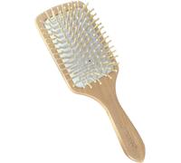 Paddle Brush Hair Brush-Hair Brush for Long Thick or Curly Hair-Wooden Brush with Bamboo Wood Bristles for Beautiful,Well-Cared Hair
