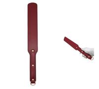 Paddle de spanking en cuir avec flogger - paddle bondage polyvalent pour jeux SM, punitions sensuelles et moments érotiques à deux, combine cravache et paddle cuir