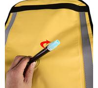 Paddle Float, Aide à la sécurité Auto-économique avec Boucle à Débit Rapide, Grande capacité pour Le Canotage de Kayak, Jaune Vif pour Une Bonne visibilité