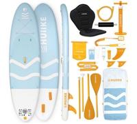 HUIIKE Paddle Gonflable Adulte avec Accessoires Inclus, Pagaie, Ailerons, Pompe. Planche de Stand Up Paddle Grande Stabilité et Résistance. 305 x 84 x 15 cm, Jusqu'à 130 kg