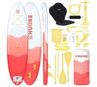 Paddle Gonflable Adulte Cherry avec des Accessoires de Qualité - HUIIKE | Stand Up Paddle avec Pagaie Double et Siège de Kayak