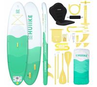 Paddle Gonflable Adulte Eucalyptus avec des Accessoires de Qualité - HUIIKE | Stand Up Paddle avec Pagaie Double et Siège de Kayak