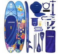 Paddle Gonflable Adulte Tide Coral avec des Accessoires de Qualité - HUIIKE | Stand Up Paddle avec Pagaie Double et Siège de Kayak