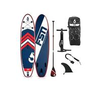 Paddle gonflable AMBITION 10'4 - 317x76x15 cm - Stand up paddle avec pagaie, leash, pompe, anneaux de kayak et sac de transport