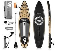 Serenelife Paddle Gonflable (6” d'épaisseur) avec Accessoires Sup et Sac de Transport, Sup Gonflable avec Large Posture, contrôle du Surf et Pont antidérapant, Planche de Surf pour Jeunes et Adultes