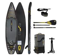 Coasto - Stand Up Paddle Gonflable Premium Regent 11'8 Signature - PB-CSIGN118 - Paddle en Dropstitch Woven avec Pagaie Hybride Carbone, Leash, Pompe et Sac de Transport - 365l - 355x86x15cm