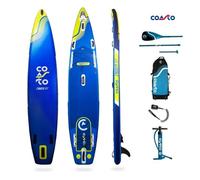 Coasto – SUP gonflable CRUISER PB-CCRU131B – Dropstitch double couche – Pack complet – Multicolore