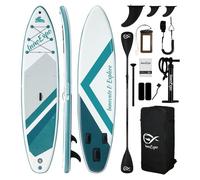 Paddle gonflable InnoExpo, 350x83x15 cm, capacité 200 kg, adapté aux débutants, à une utilisation en solo et aux familles, SUPIE74A