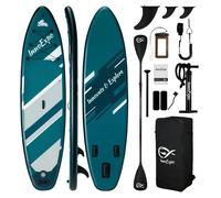 Paddle gonflable InnoExpo, 350x89x15 cm, capacité 230 kg, adapté aux débutants, à une utilisation en solo et aux familles, SUPIE74H