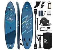 Paddle gonflable InnoExpo, 350x89x15 cm, capacité 230 kg, adapté aux débutants, à une utilisation en solo et aux familles, SUPIE74K