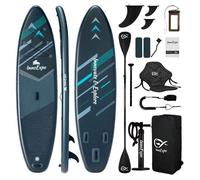 Paddle gonflable InnoExpo, 350x89x15 cm, capacité 230 kg, adapté aux débutants, à une utilisation en solo et aux familles, SUPIE74J
