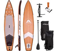 Apollo Paddle Gonflable Planche Sup - Ensemble Complet - Kit Paddle Gonflabe Adulte - Planche Paddle Gonflable avec Pagaie, Pompe et Kit de Réparation - pour Débutants et Professionnels