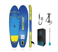 WattSUP SUP gonflable F10' – 325x84x15 cm – Charge max 145 kg – Garantie 2 ans
