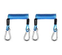 Paddle Leash - TPU Elastic Cord | Kayak Paddle Board Safety Tether, 2 Pack