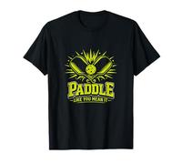 Paddle Like You Mean It Pagaies de Pickleball rétro T-Shirt