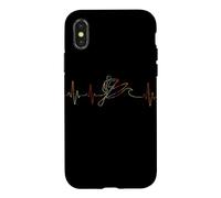 Paddleboard Heartbeat Vintage ECG Cardiogramme Rétro Coque pour iPhone X/XS