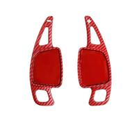 Paddles de Volant Sport pour Audi A4L 2020-2023, Extensions de Palettes de Changement de Vitesse en Aluminium,Carbon Red