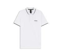 Hugo Boss Polo Boss Green Paddy Pro – logo, manches courtes, blanc pur – XL