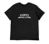 Paddys Irish Pub Its Always Sunny St Patricks Day Beer O-Neck 100% Cotton Short Sleeve Unisex T-Shirt M