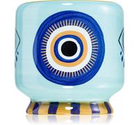 Paddywax Bougie parfumée Dopo en céramique peinte à la main - 226 g - Œil - Encens et fumée