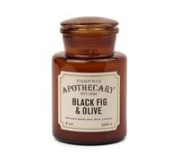 Paddywax Apothecary Bougie parfumée Figue noire et olive 226 g Bocal en verre