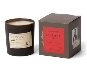 Paddywax Bougie parfumée Library Collection Luxury Artisan Candle, 170 g, Charles Dickens