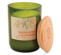 Paddywax Eco Green Bougie coulée dans Un Bocal en Verre Senteur Mandarine/Lavande Vert