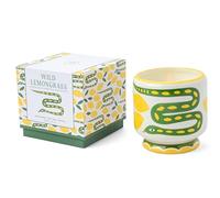 Paddywax Scented Candles Dopo Bougie artisanale de luxe en céramique peinte à la main Serpent Citronnelle sauvage 226 g