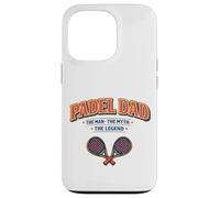 Padel Dad The Man, Myth and Legend - Cadeau Amusant pour Les pères Coque pour iPhone 13 Pro