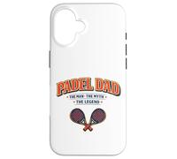 Padel Dad The Man, Myth and Legend - Cadeau Amusant pour Les pères Coque pour iPhone 16
