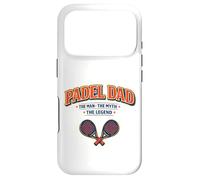 Padel Dad The Man, Myth and Legend - Cadeau Amusant pour Les pères Coque pour iPhone 17 Pro