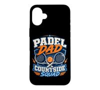 Padel Et Papa : Une Histoire Drôle - Padel Tennis Coque pour iPhone 16 Plus