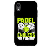 Padel Four Walls, Endless Fun - Équipement de Joueur Amusant Coque pour iPhone XR