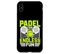 Padel Four Walls, Endless Fun - Équipement de Joueur Amusant Coque pour iPhone XS Max