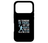 Padel Je Ne Sais Pas Ce Que Je Fais Padeliste Coque pour iPhone 17 Pro